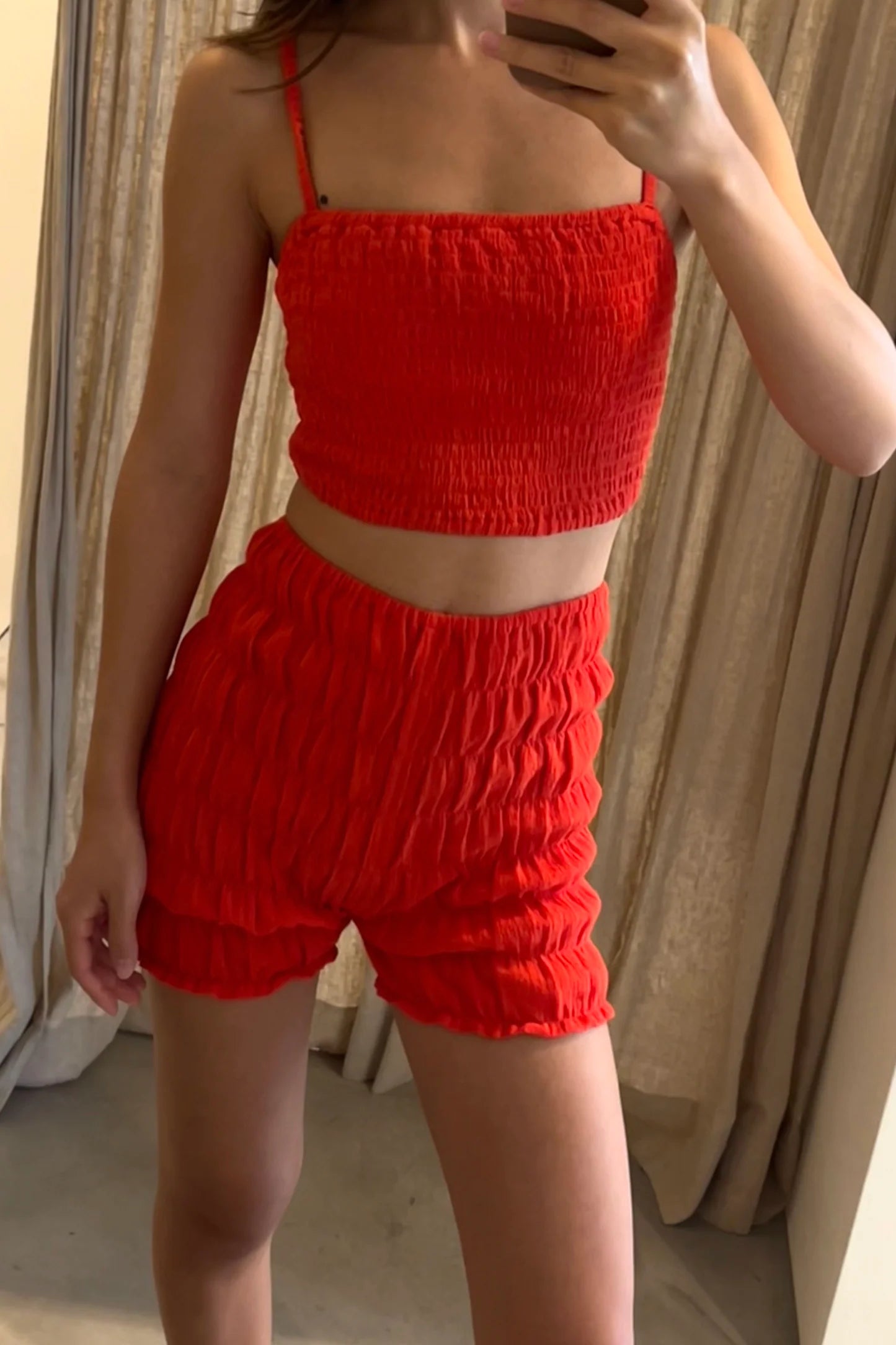 Biker Shorts | Tomato
