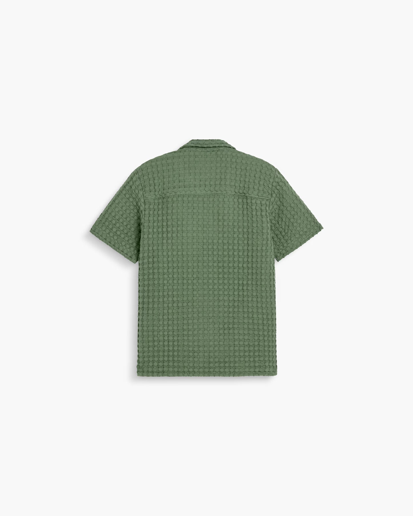 Green Cuba Waffle Shirt