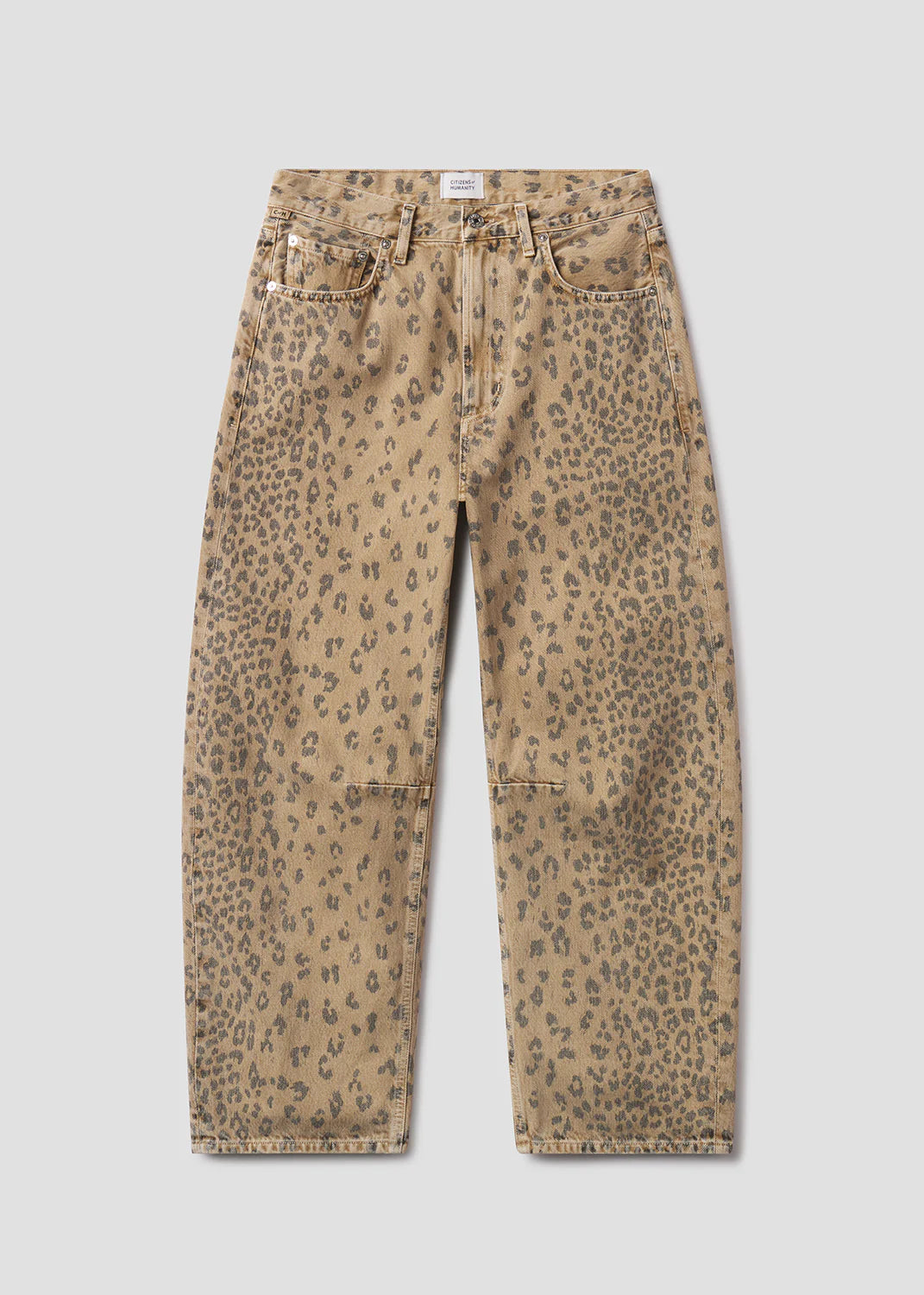 Miro Relaxed Jean In Natural Cheetah