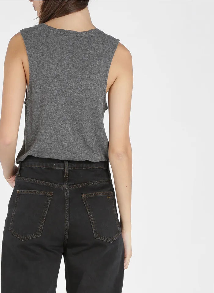 Jacksonville Tank Top | Anthracite Chine