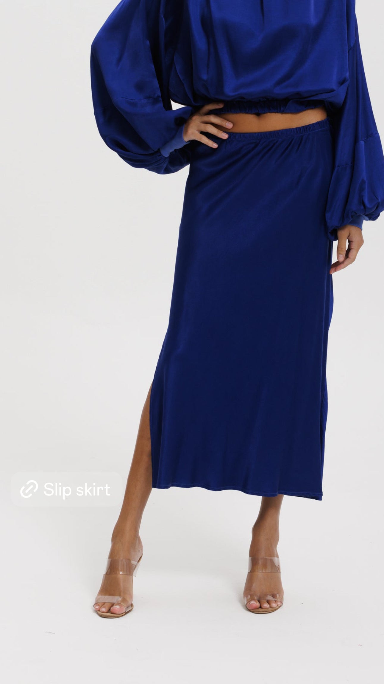 Slip Skirt | Royal Blue