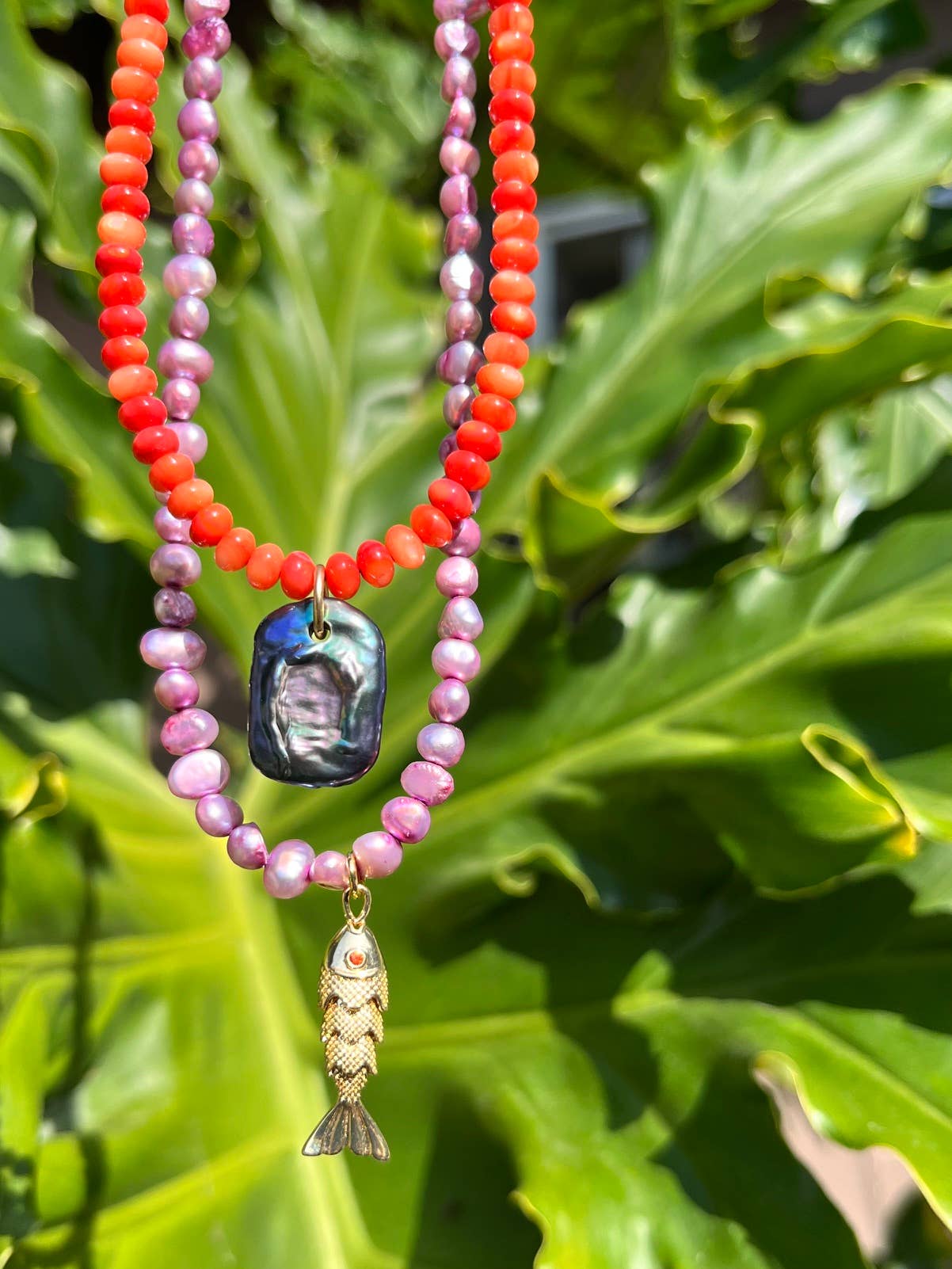 Heather Kahn - Lilac Scales Necklace