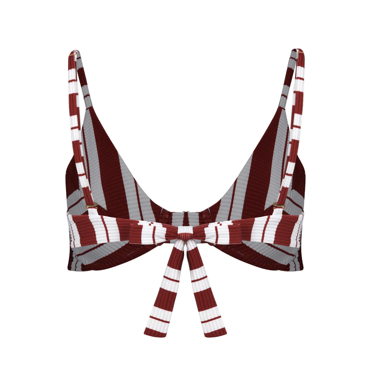 The Amalfi Top Hibiscus Stripe