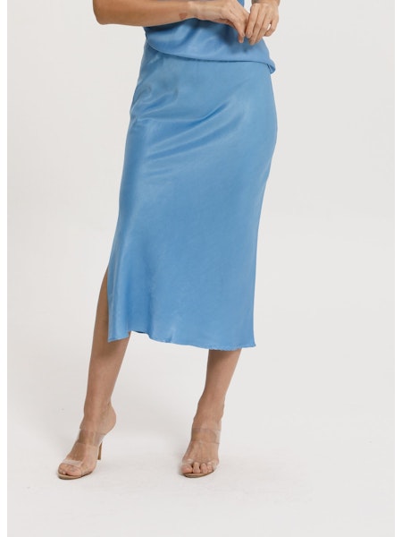 Slip Skirt | Luxembourg Blue