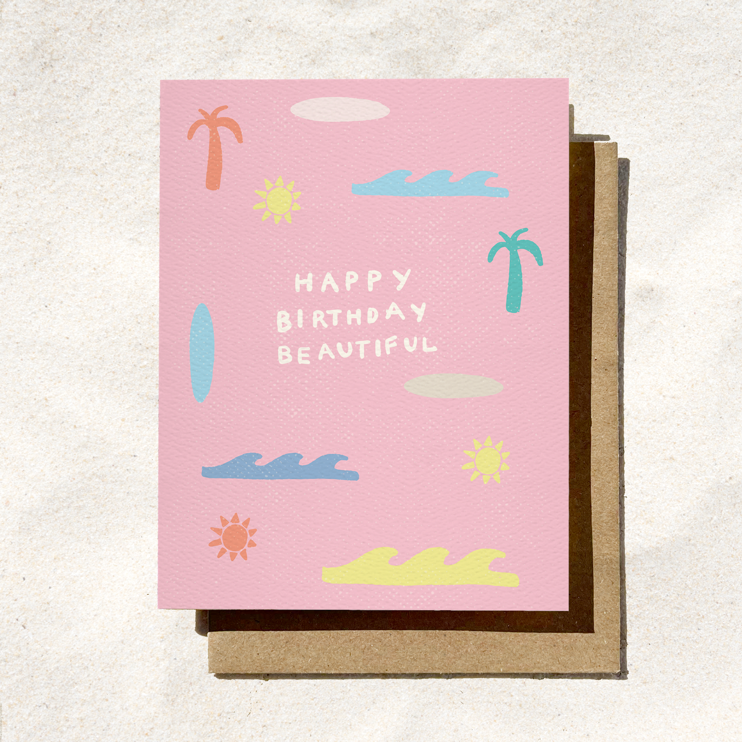 Surf Birthday Card | | Card for Her | Summer Card