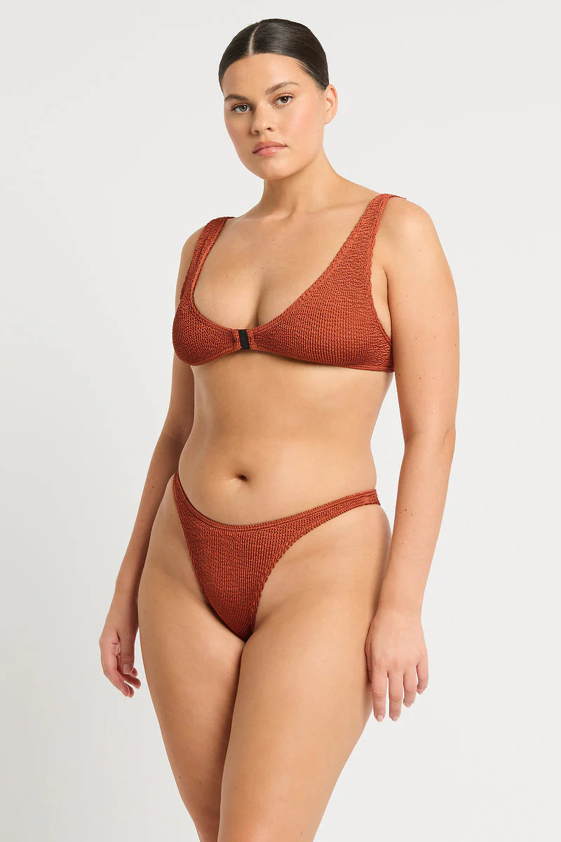 Clasp Scout Crop Bronze Shimmer