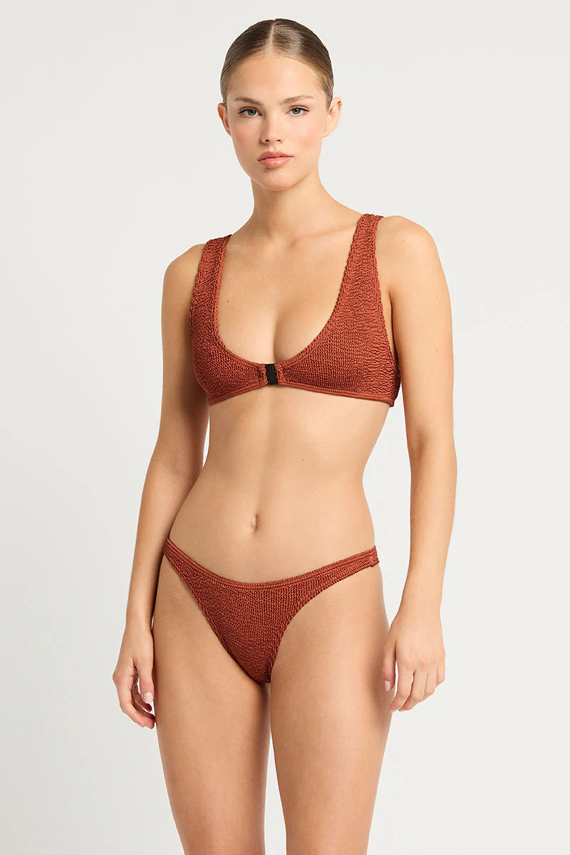 Clasp Scout Crop Bronze Shimmer