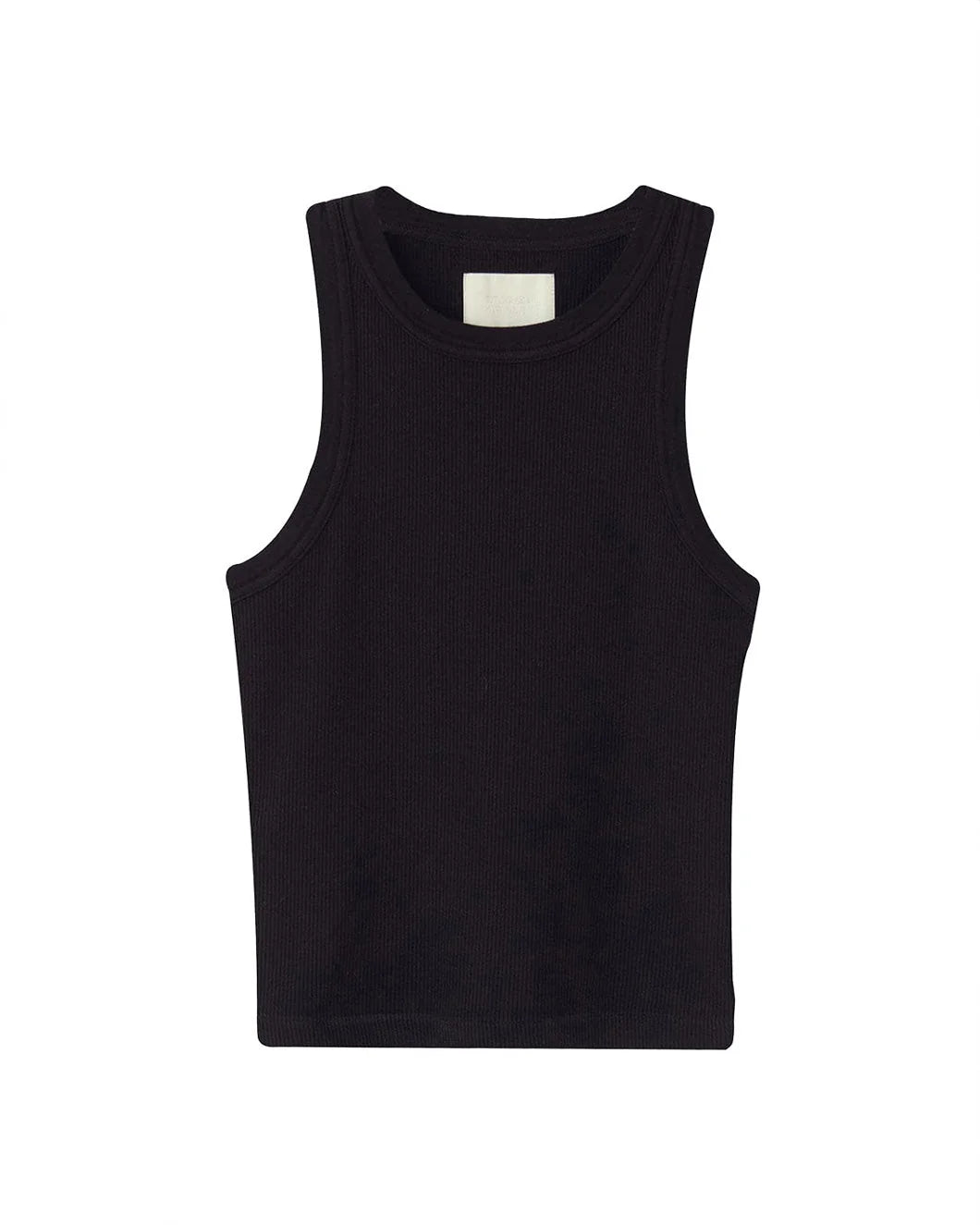 Isabel Rib Tank | Black