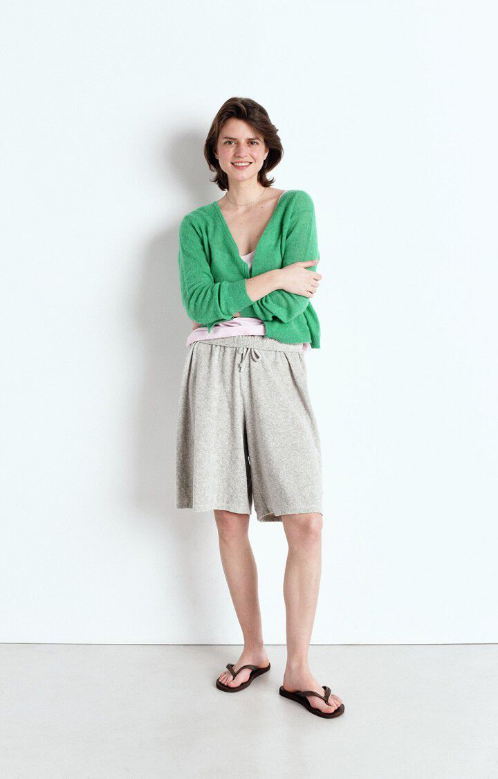 WOMEN'S CARDIGAN DUMY | Green Melange