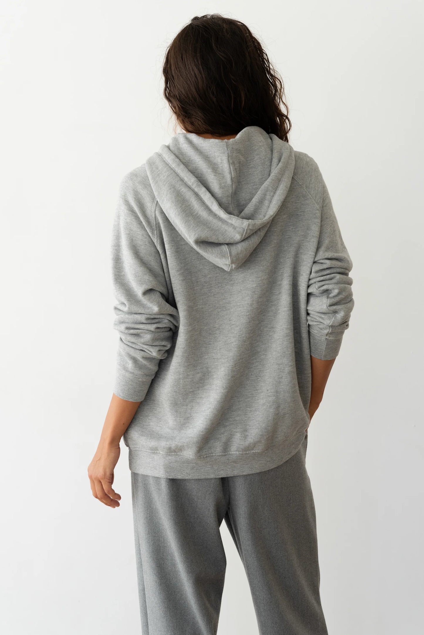 The Eco-Fleece Hoodie | Heather Grey