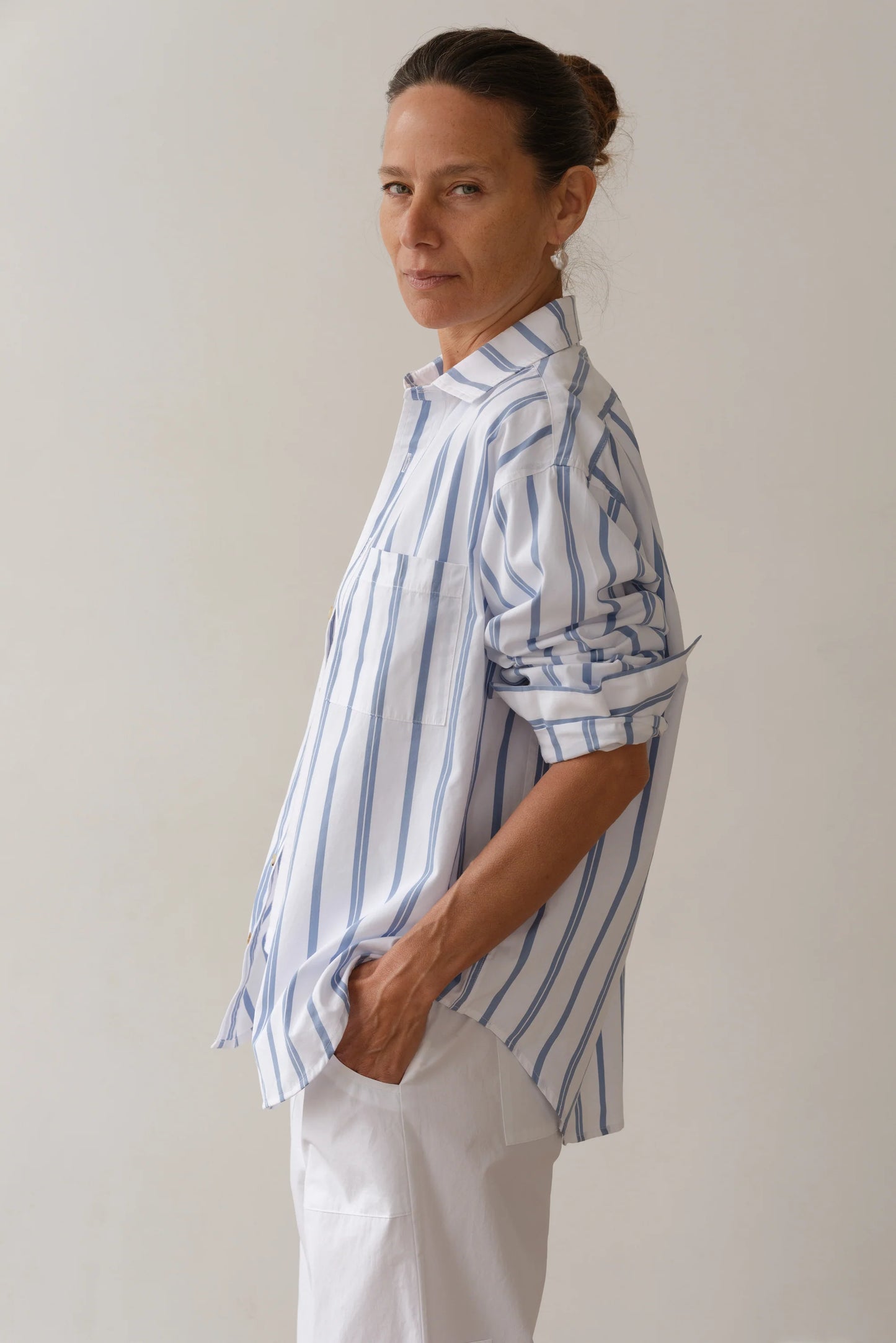 Poplin Shirt | Cornflower