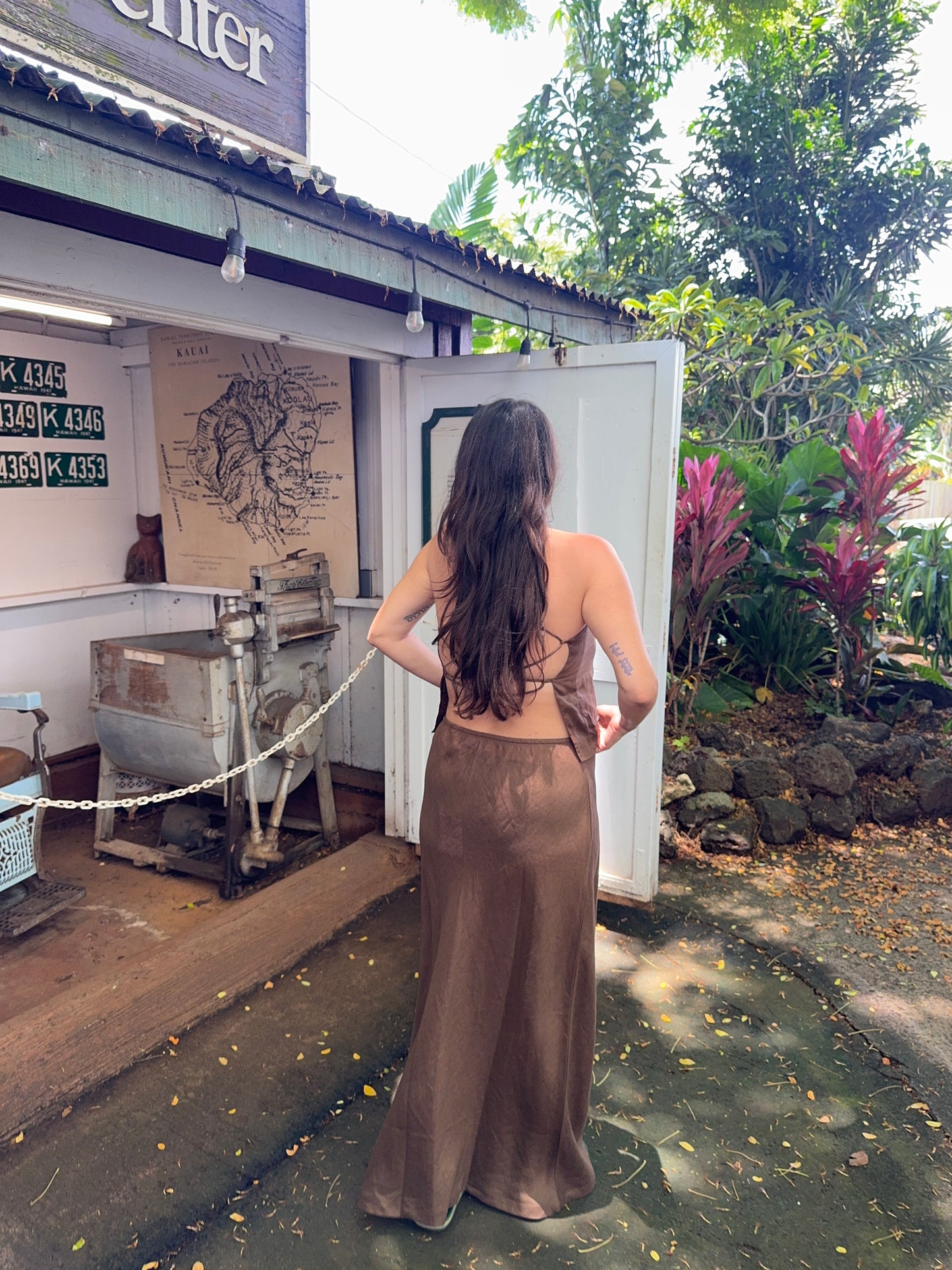 Breeze Linen Skirt | Cacao