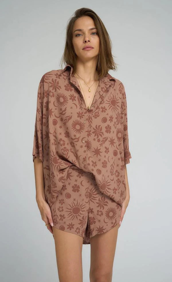 Georgie Shirt Mystic Wisdom Rust