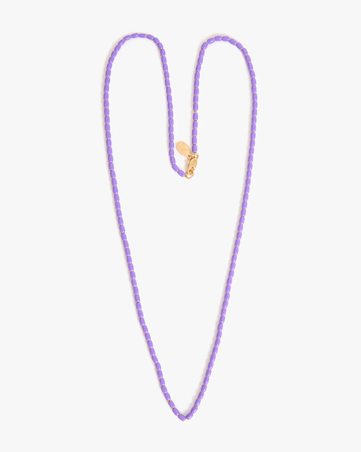 Enamel Barrel Chain Necklace - 24 In | Jacaranda