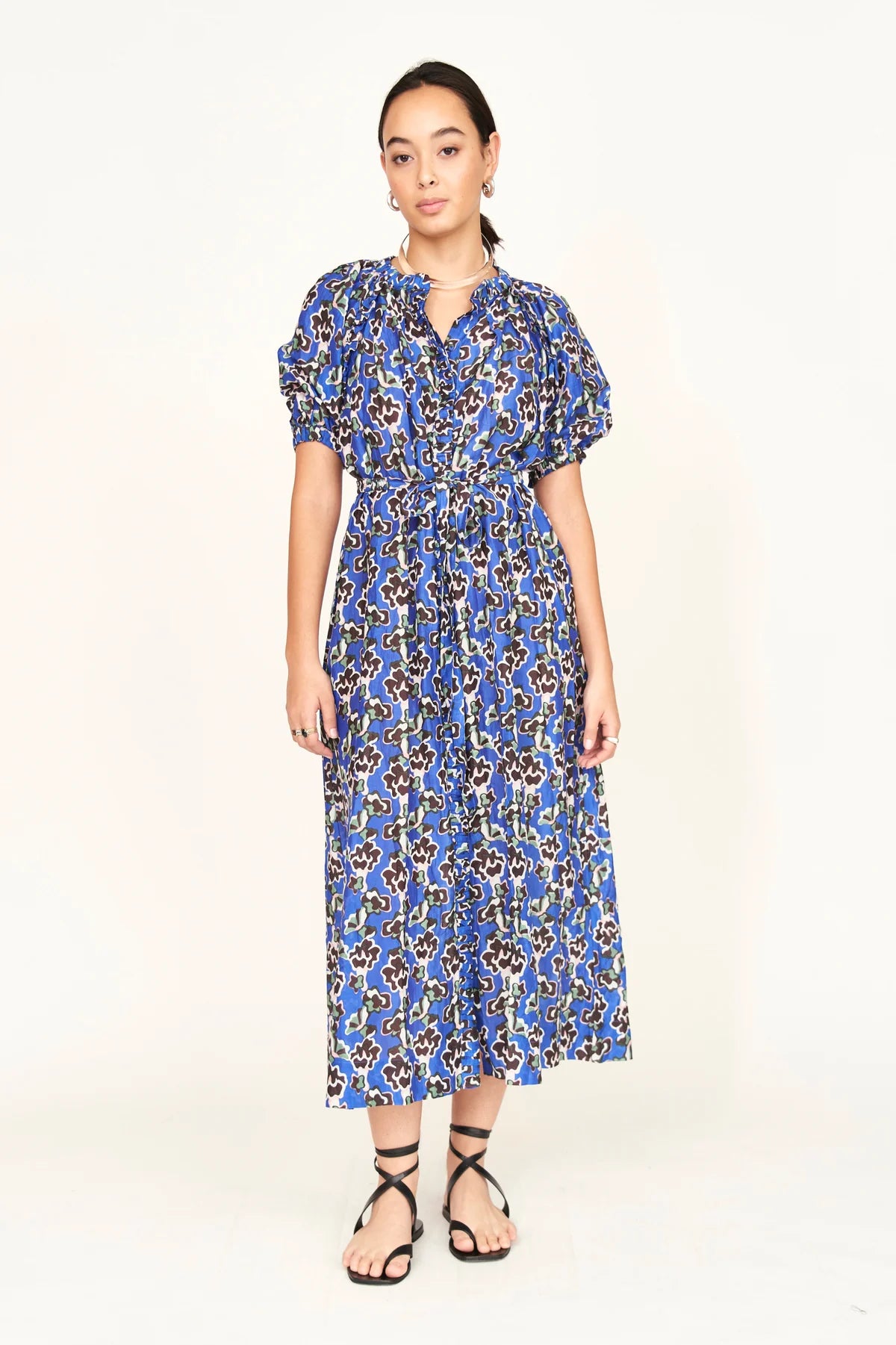 Somerset Dress | Lapis Wildflower