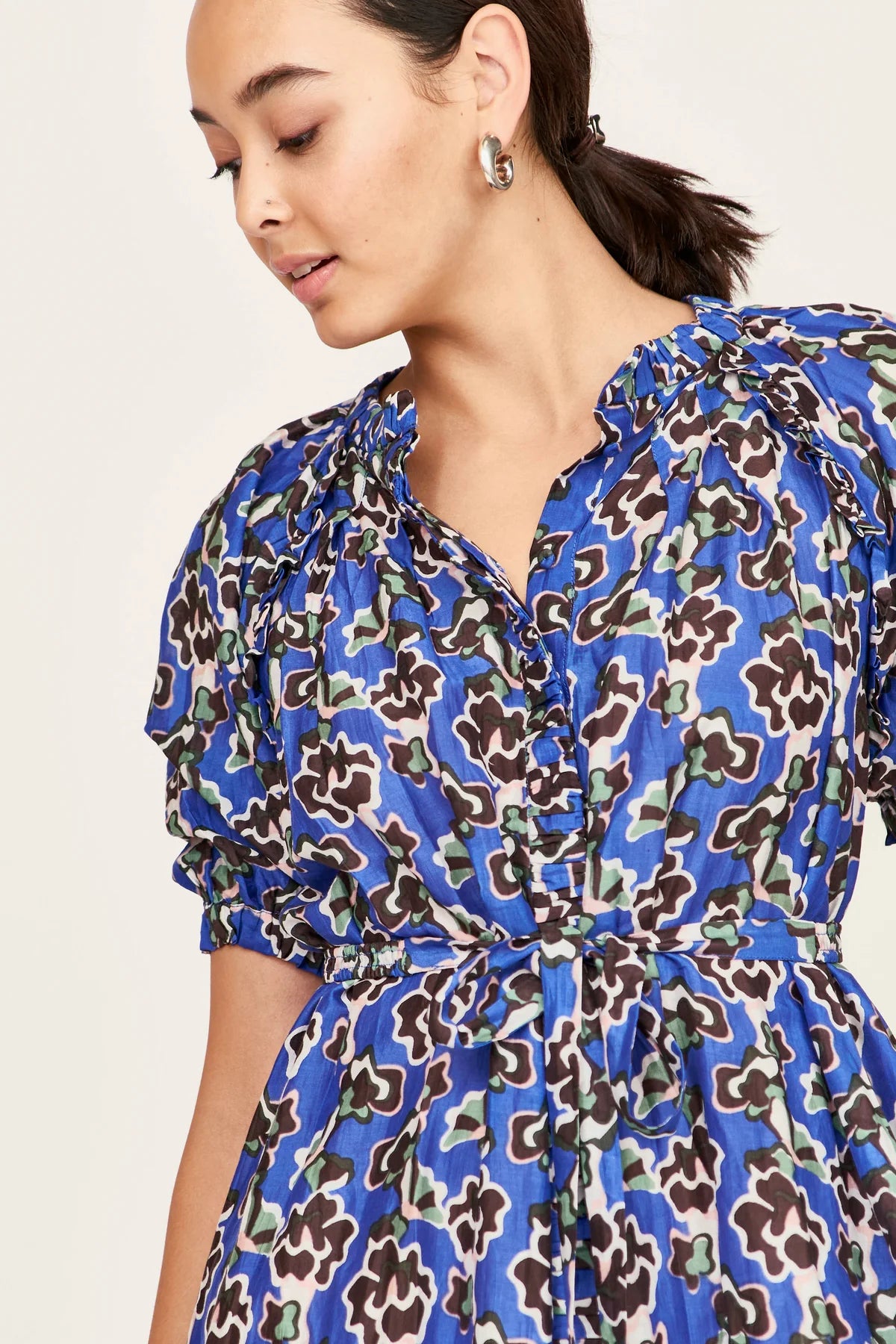 Somerset Dress | Lapis Wildflower