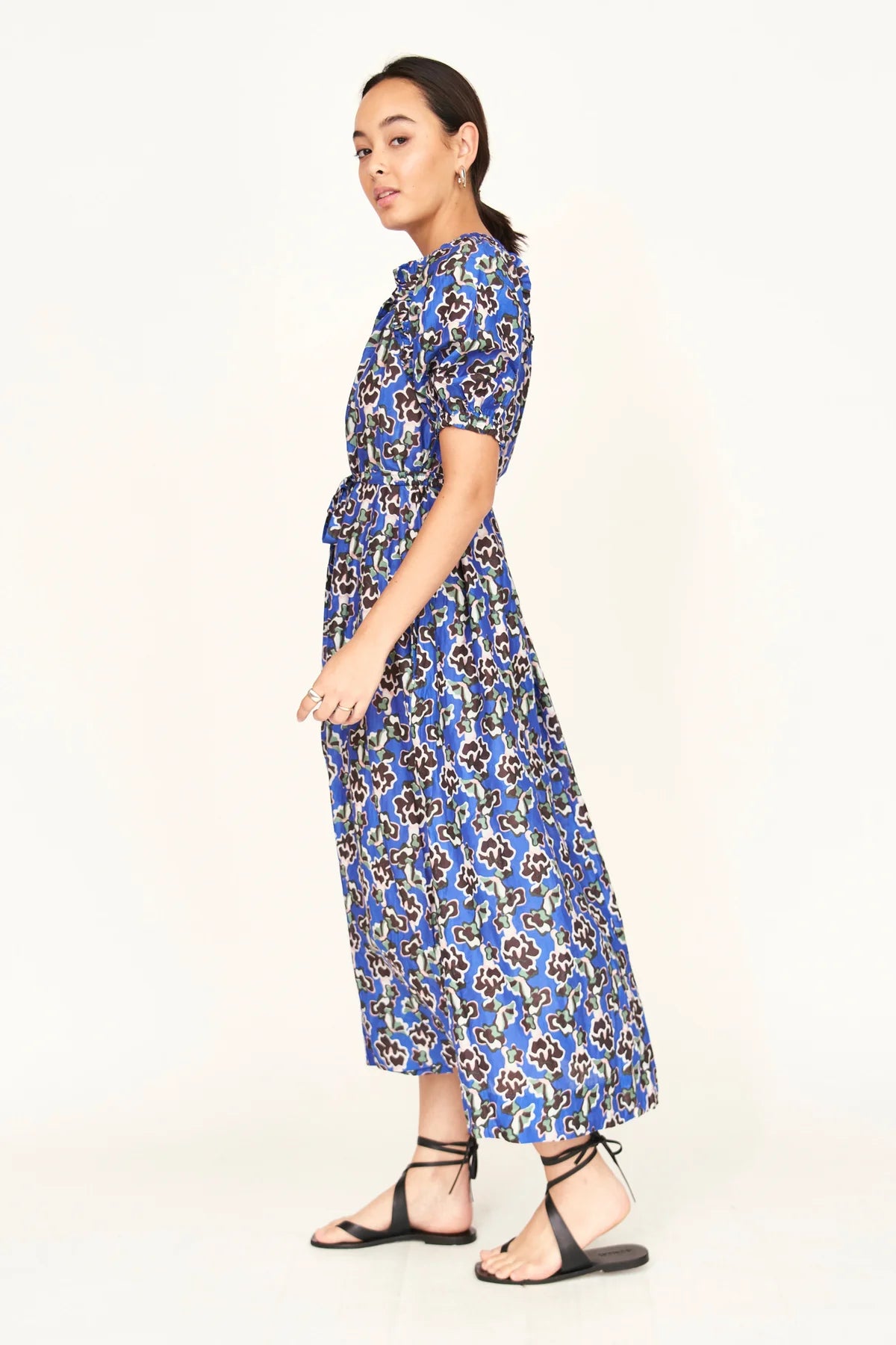 Somerset Dress | Lapis Wildflower