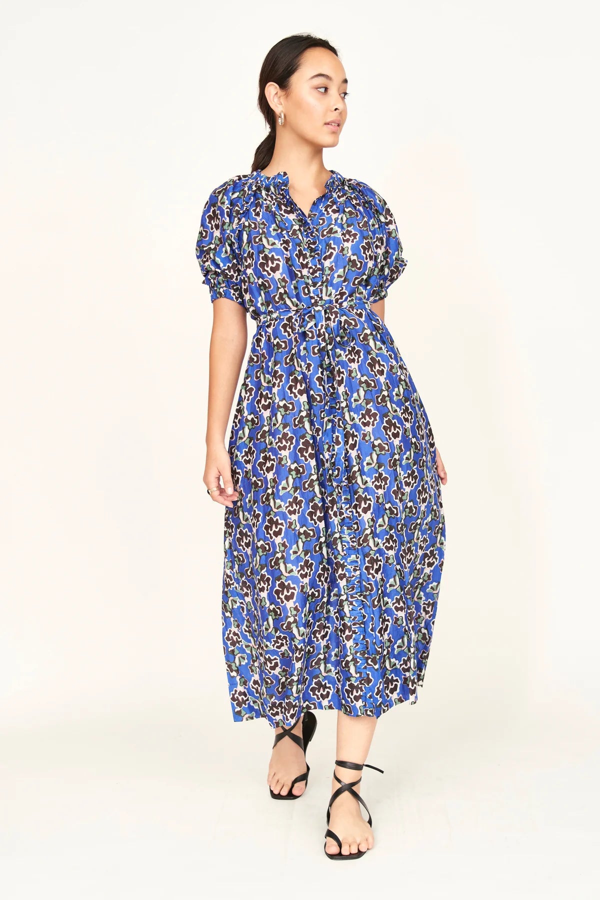 Somerset Dress | Lapis Wildflower