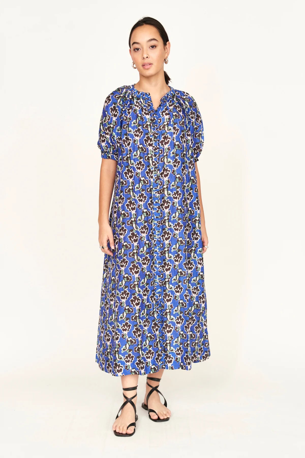 Somerset Dress | Lapis Wildflower
