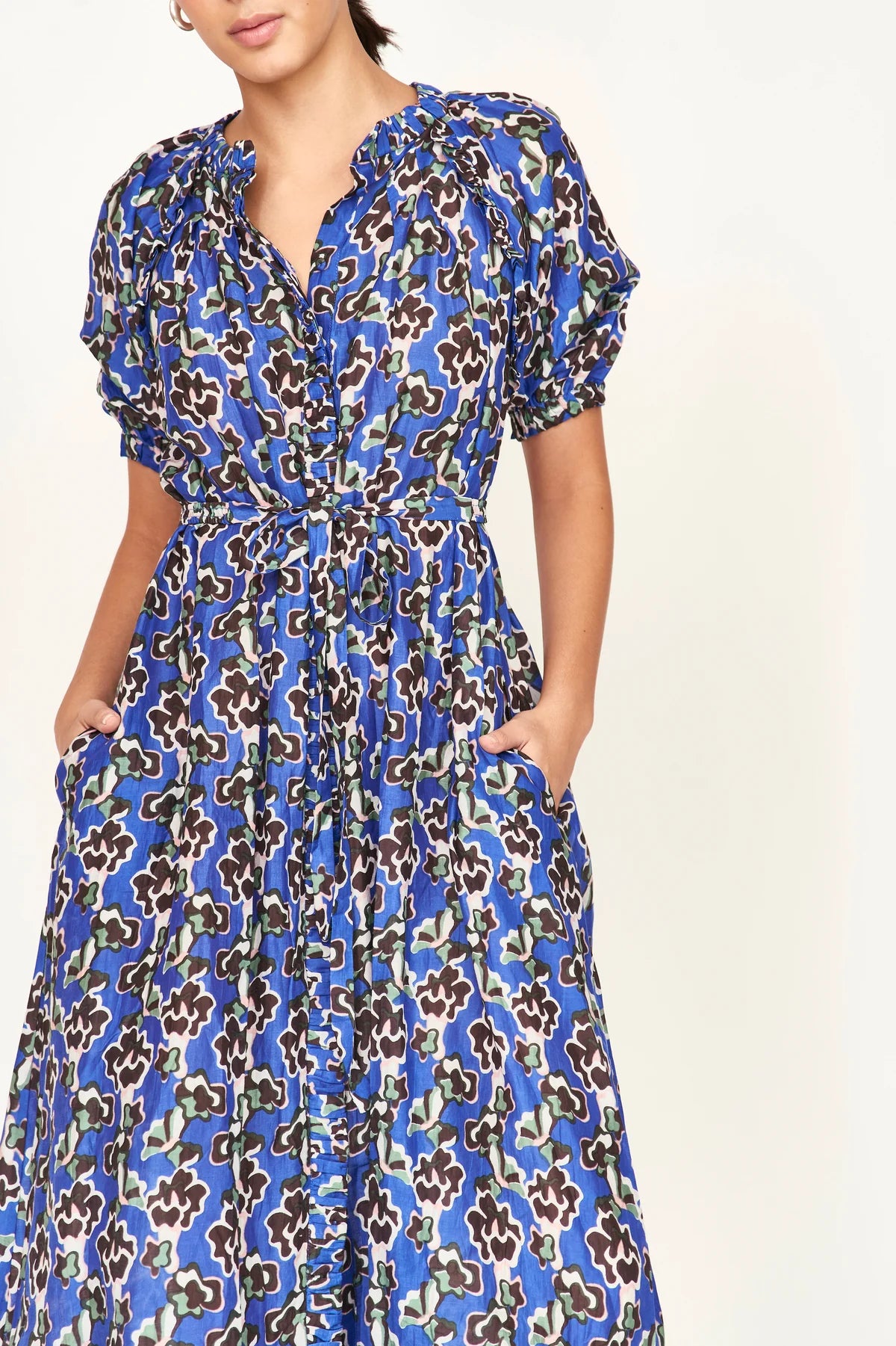 Somerset Dress | Lapis Wildflower