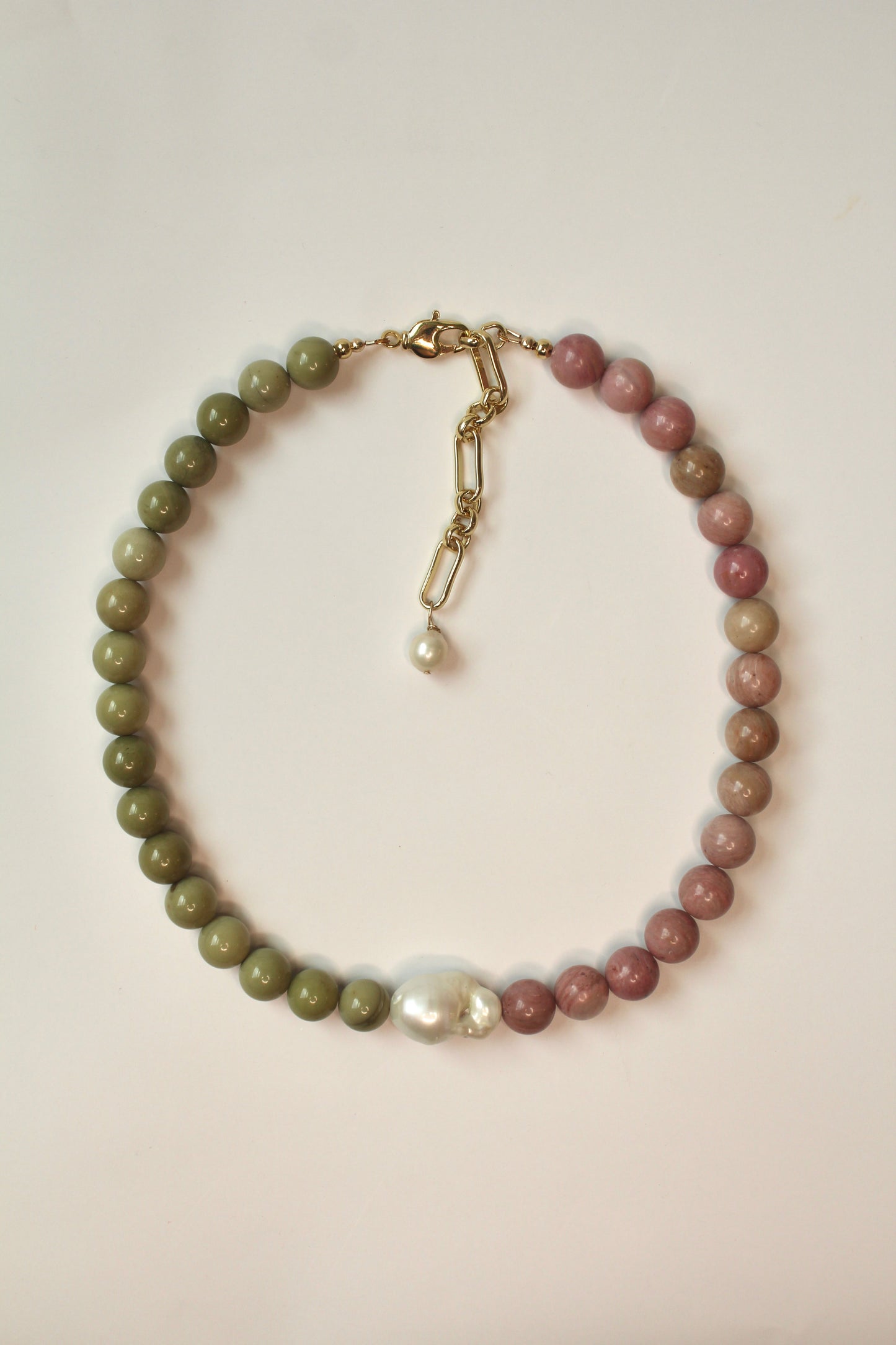 Matcha Baroque necklace
