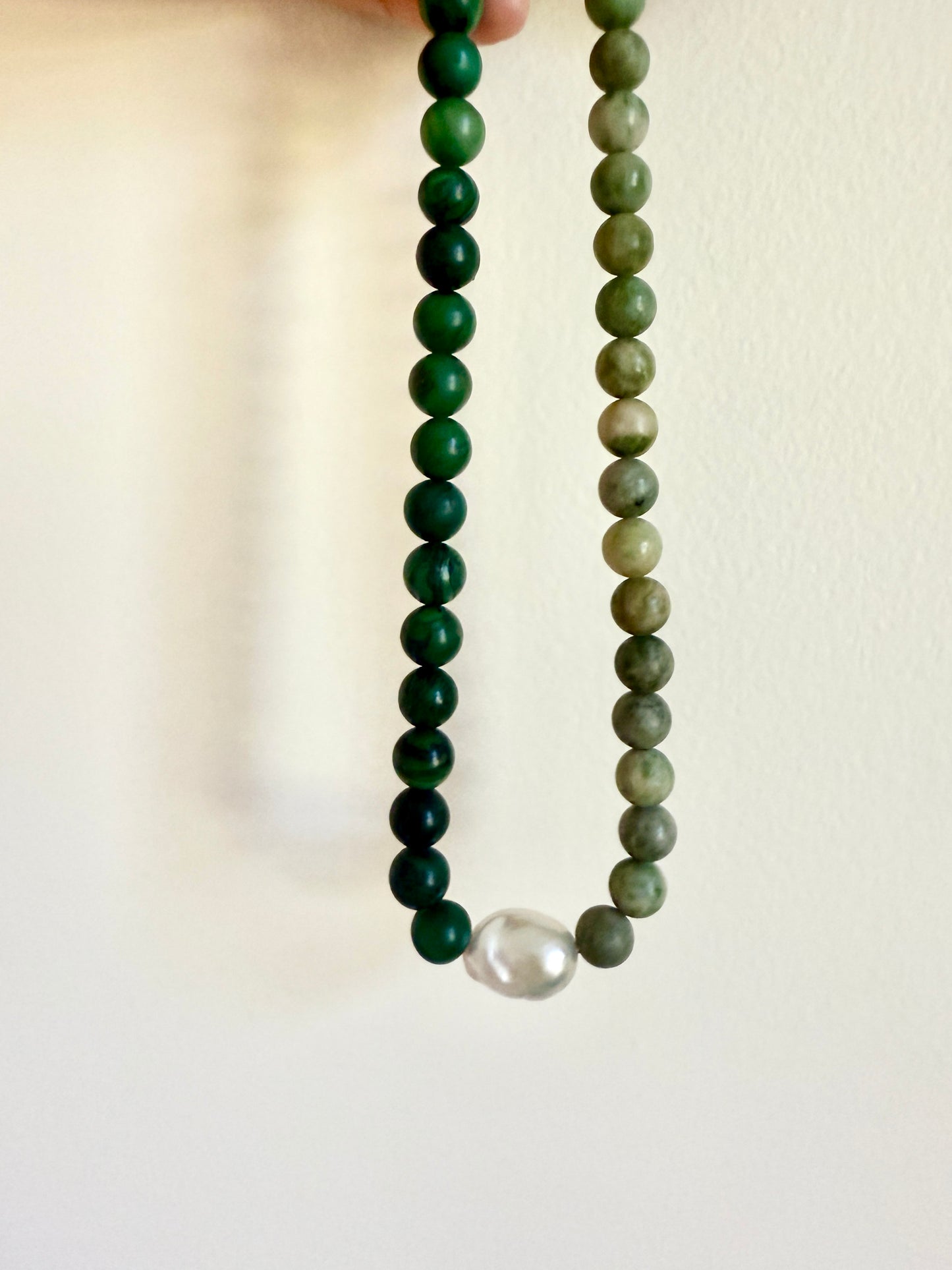 African jade and Jasper necklace