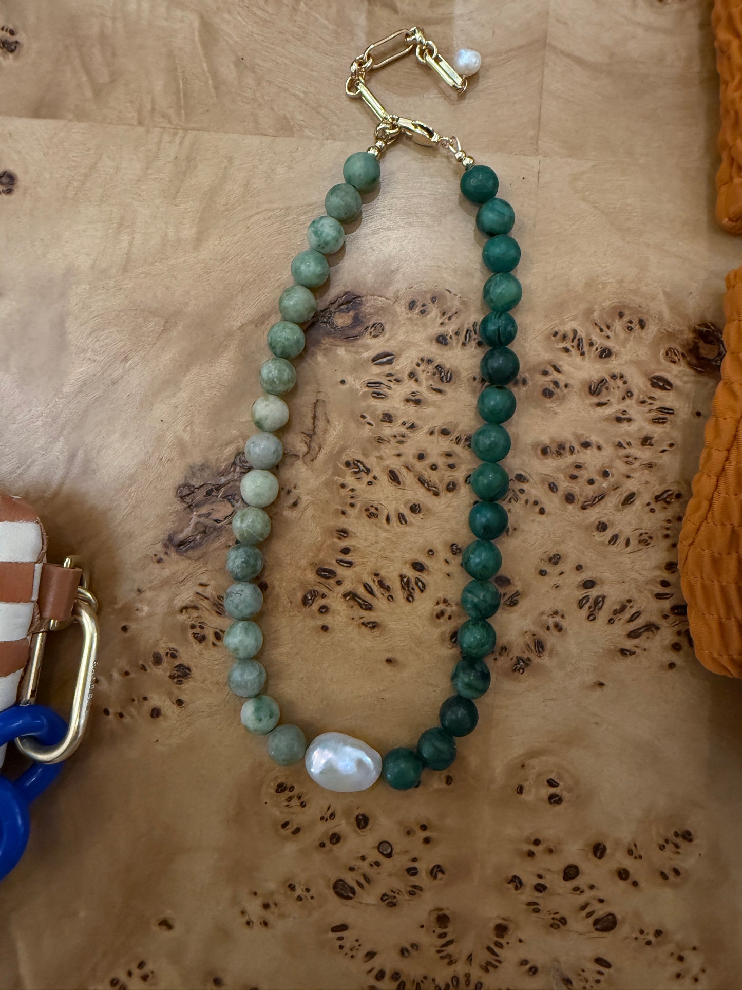 African jade and Jasper necklace