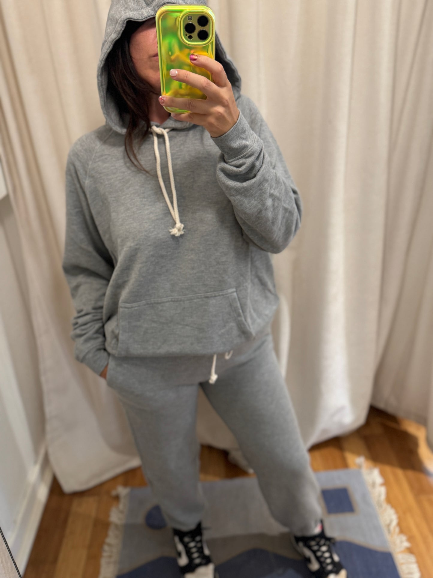 The Eco-Fleece Hoodie | Heather Grey