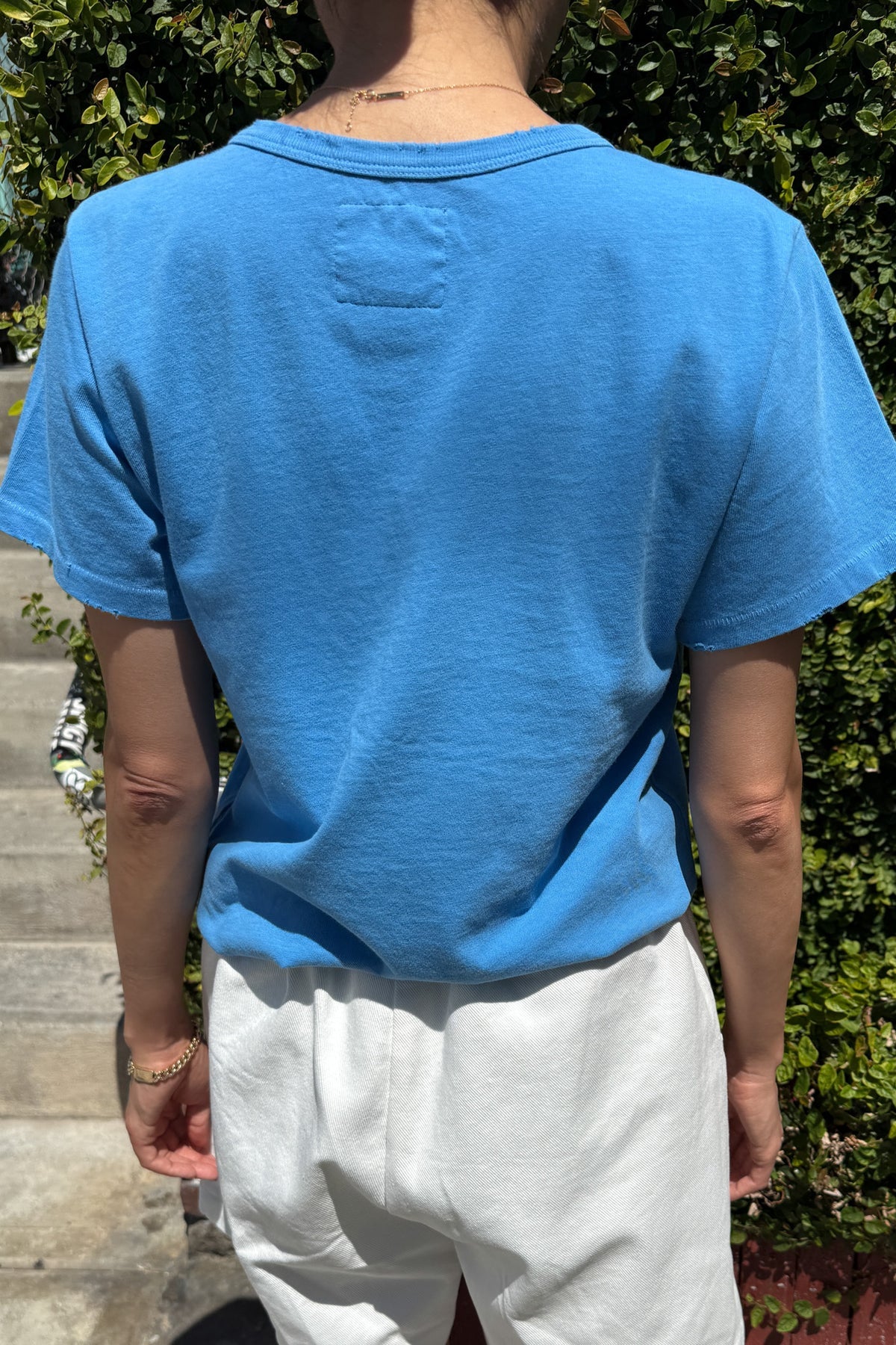 VINTAGE BOY TEE (ORGANIC COTTON) - YACHT BLUE