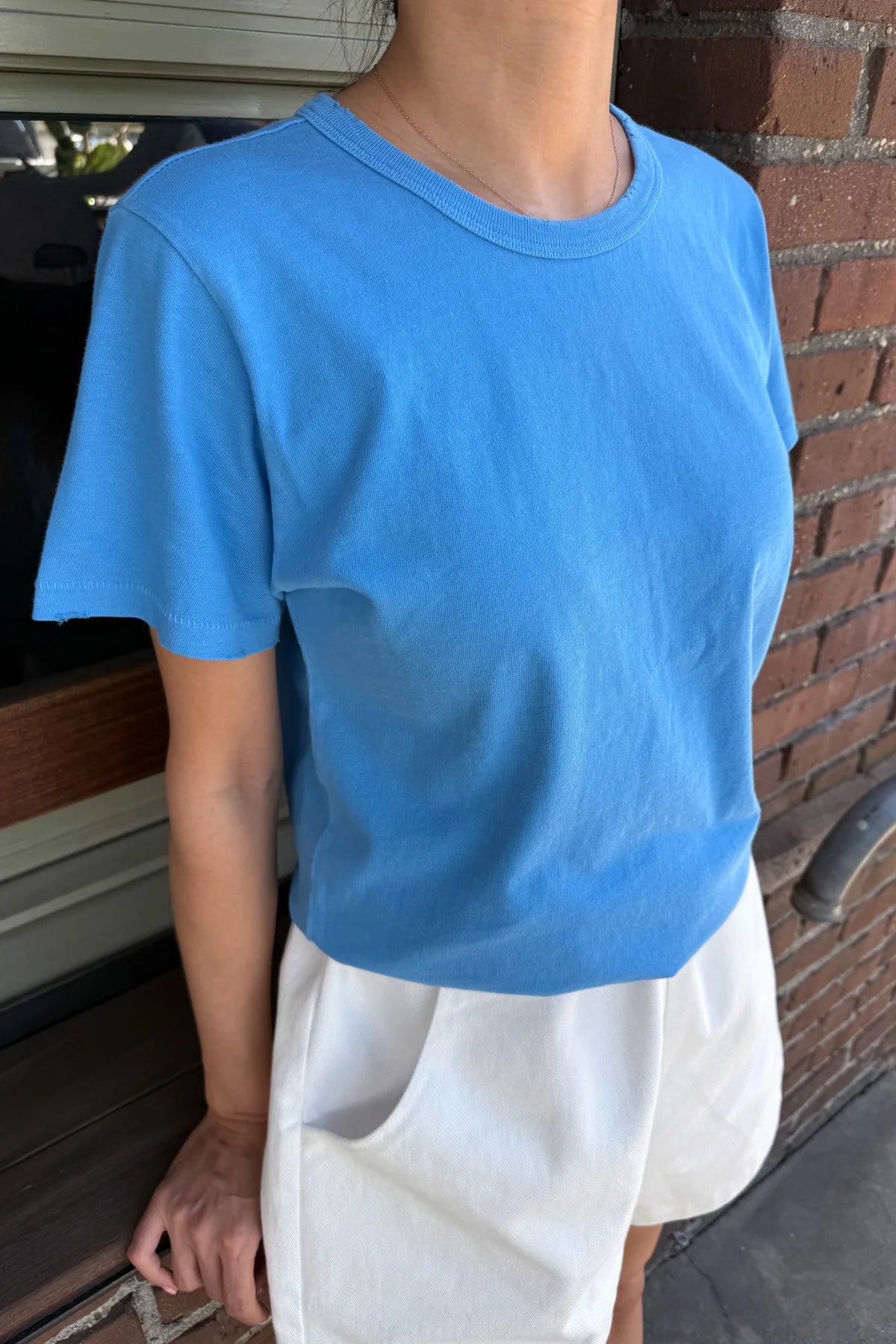 VINTAGE BOY TEE (ORGANIC COTTON) - YACHT BLUE