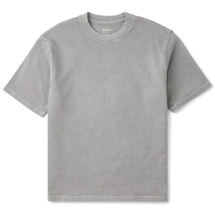 BOX FIT TEE | Grey Vintage Wash