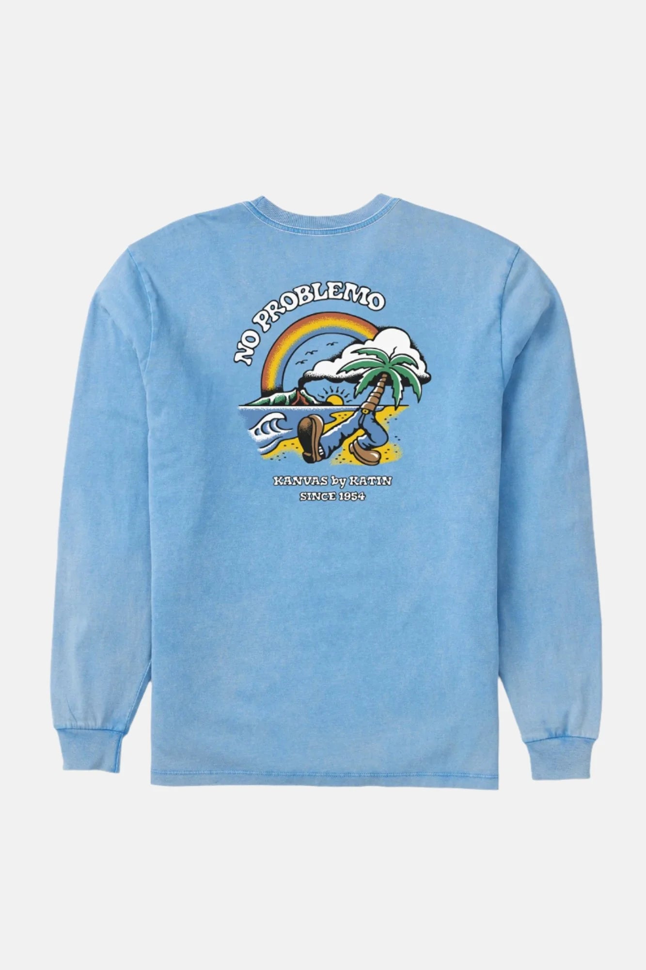 STROLL LS TEE BLUE WASH