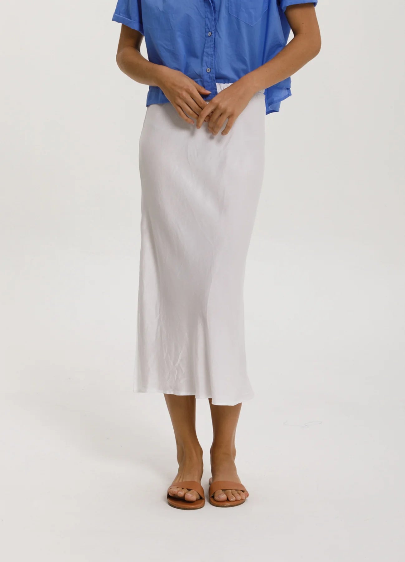 Slip Skirt | White