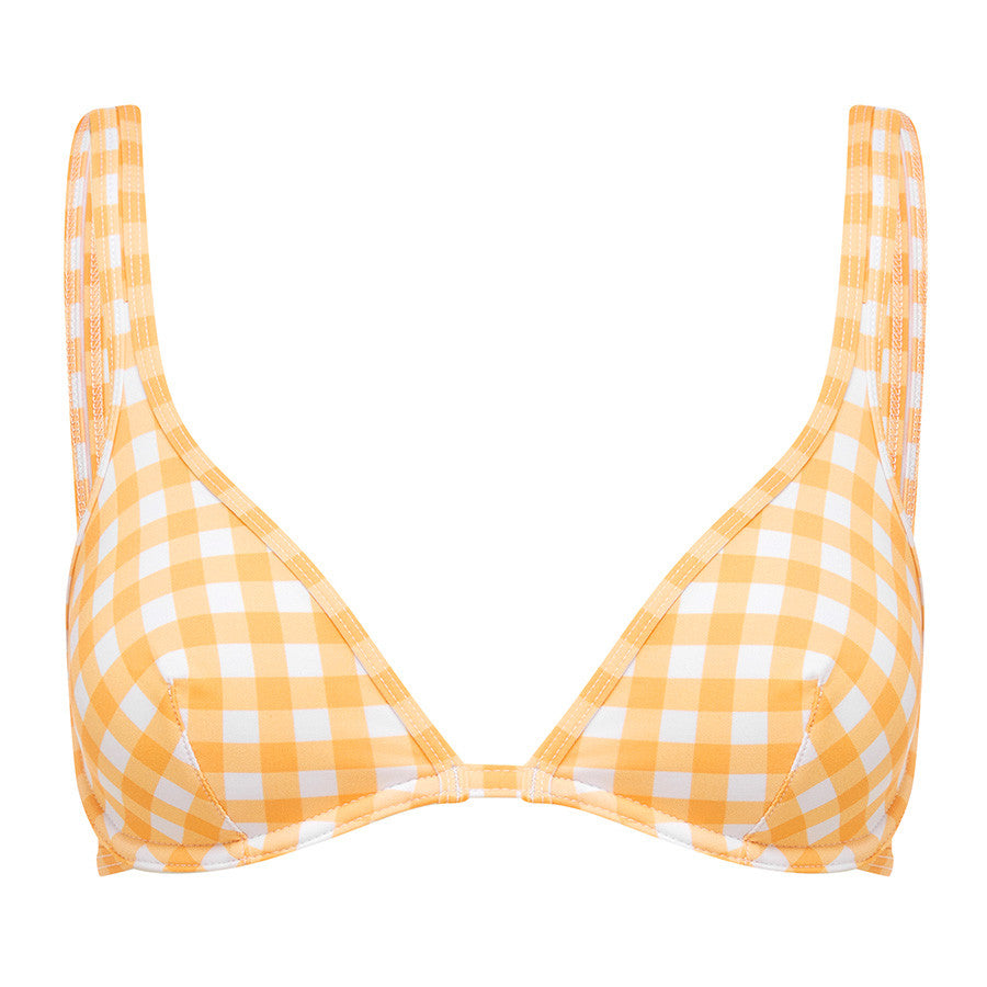MARIGOLD GINGHAM CLASSIC BRA