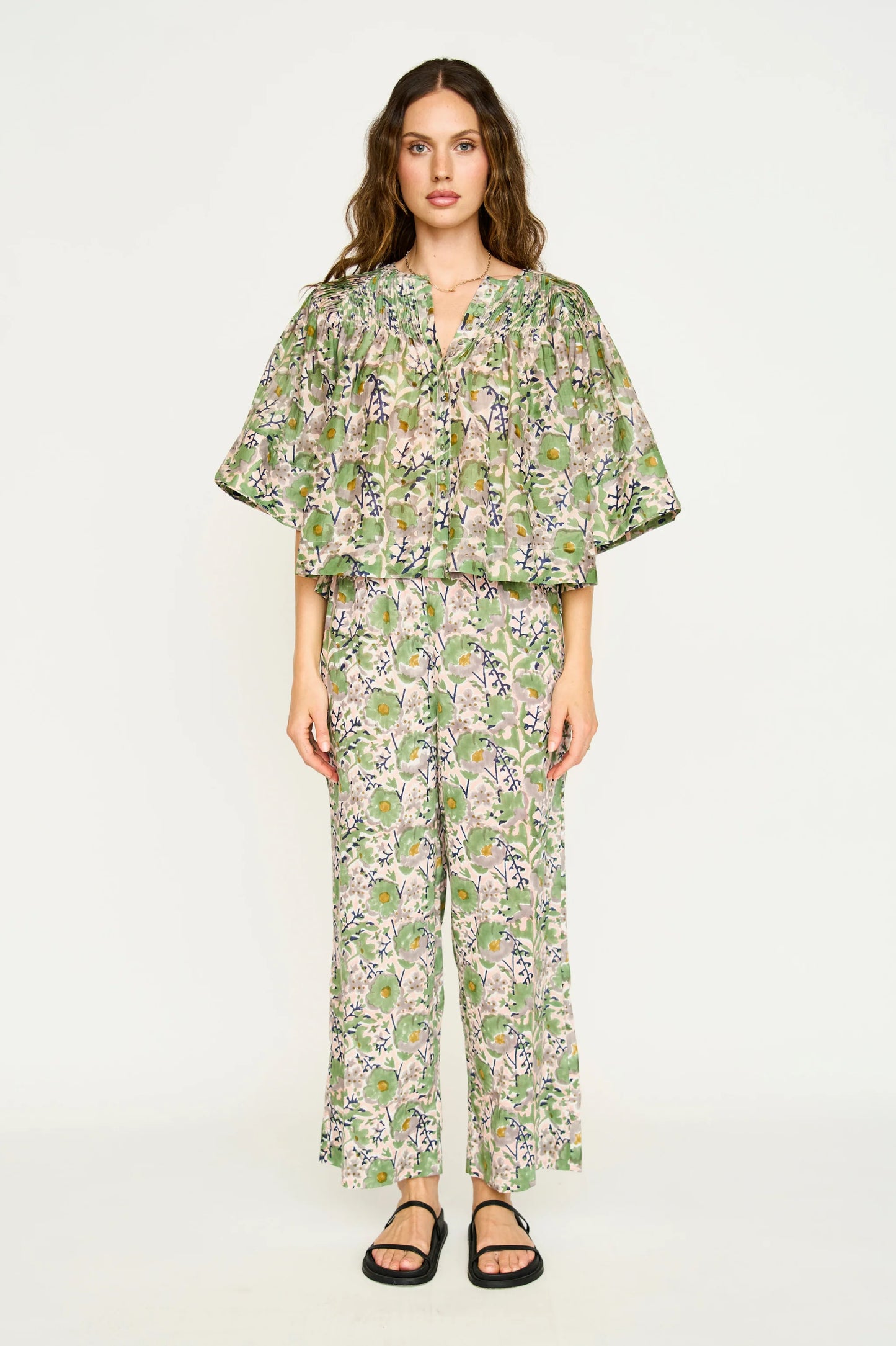 KERALA BLOUSE IN LAVENDER BLOOM