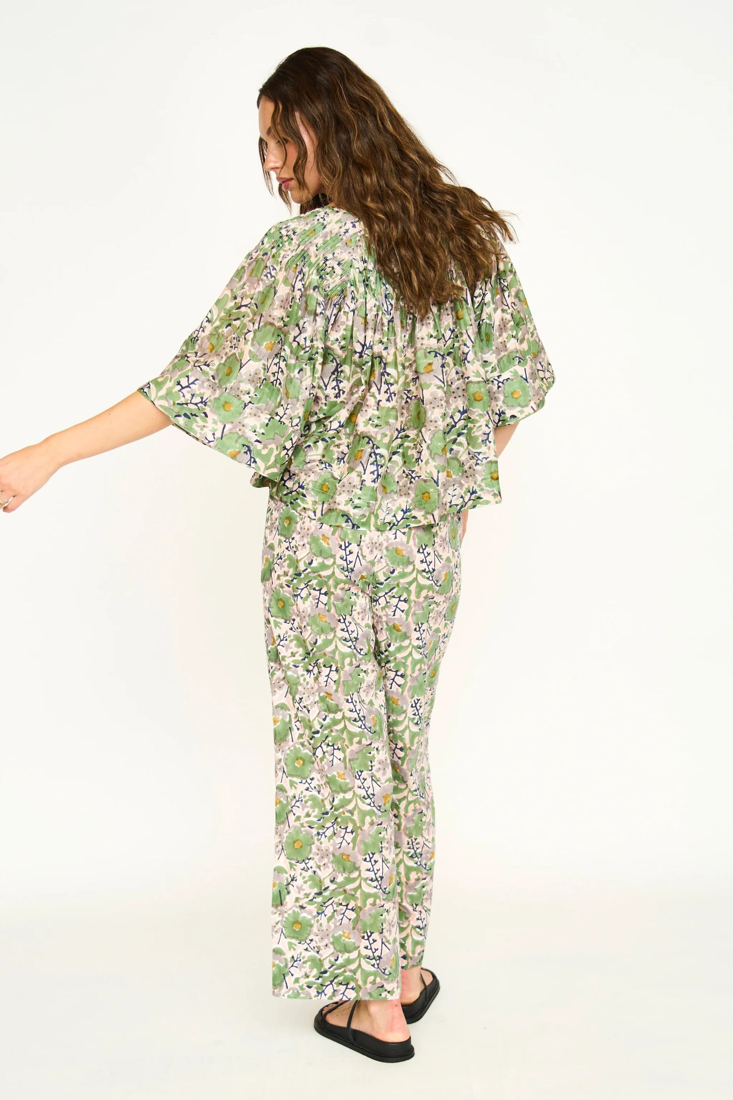KERALA BLOUSE IN LAVENDER BLOOM