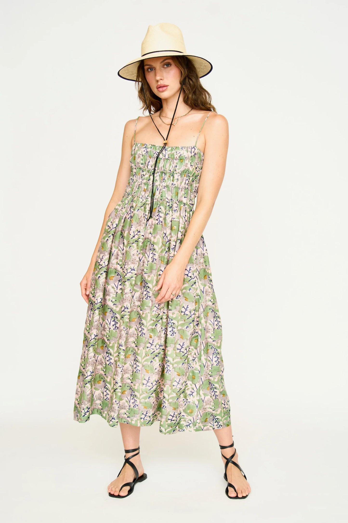 PUGLIA DRESS IN LAVENDER BLOOM