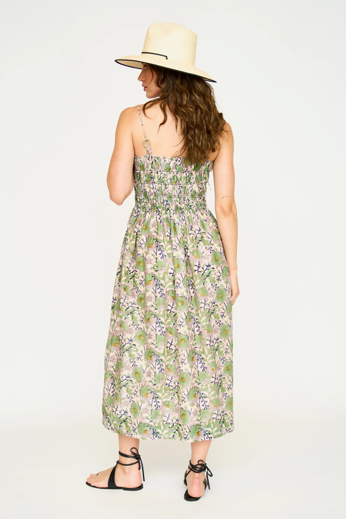 PUGLIA DRESS IN LAVENDER BLOOM