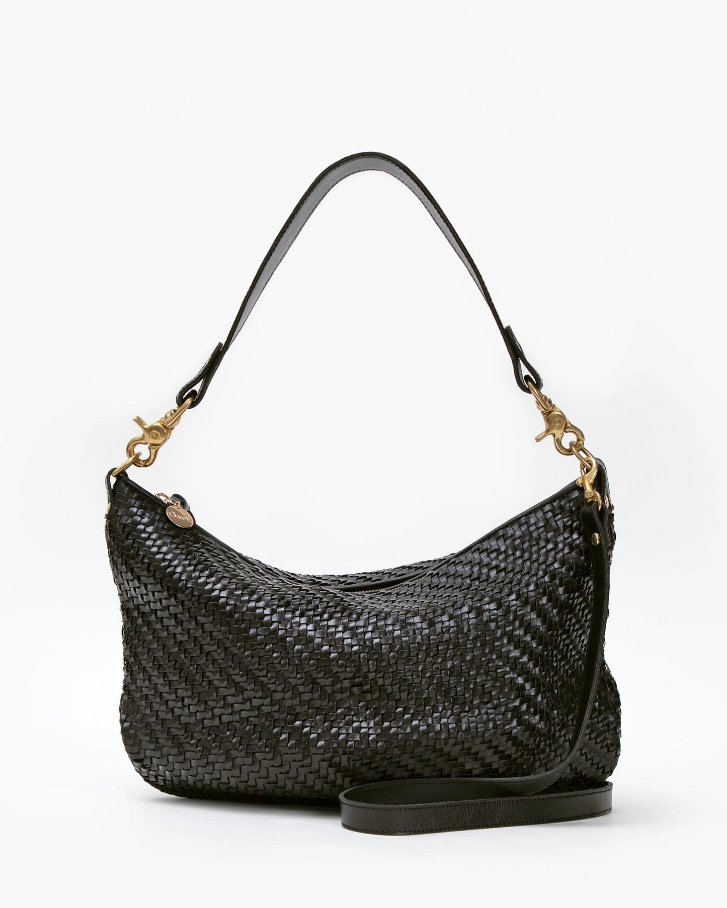 Moyen Messenger Black Woven Zig-Zag