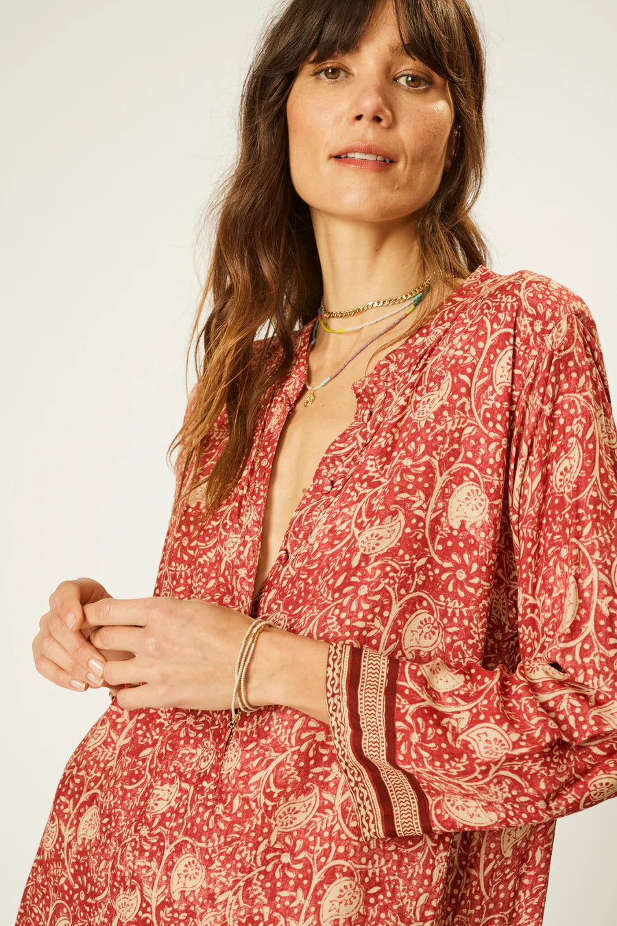 ISOBEL DRESS | WATER LILY TERRACOTTA