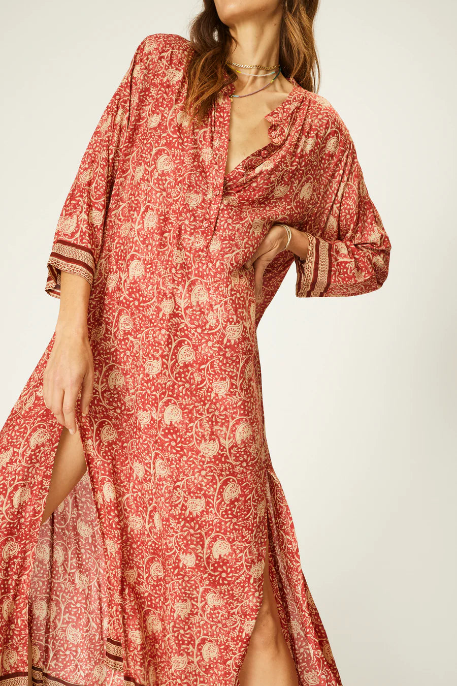 ISOBEL DRESS | WATER LILY TERRACOTTA