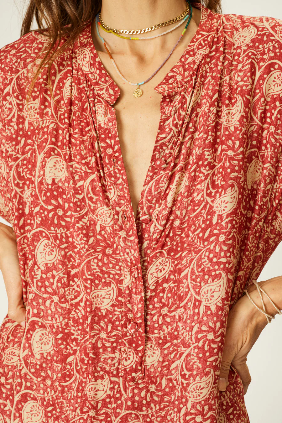 ISOBEL DRESS | WATER LILY TERRACOTTA