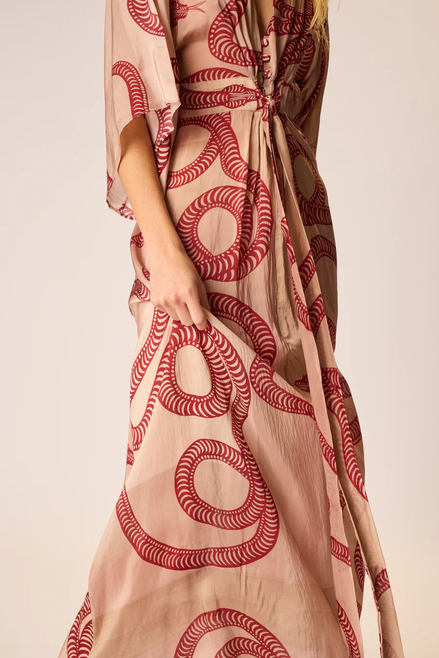 SARAH DRESS | AMENT SNAKE BONE