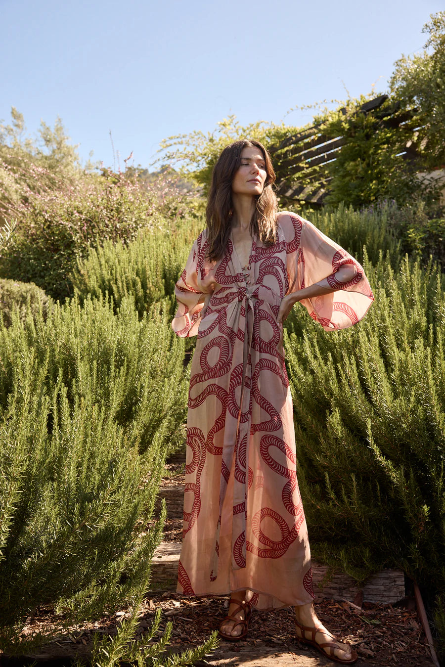 SARAH DRESS | AMENT SNAKE BONE