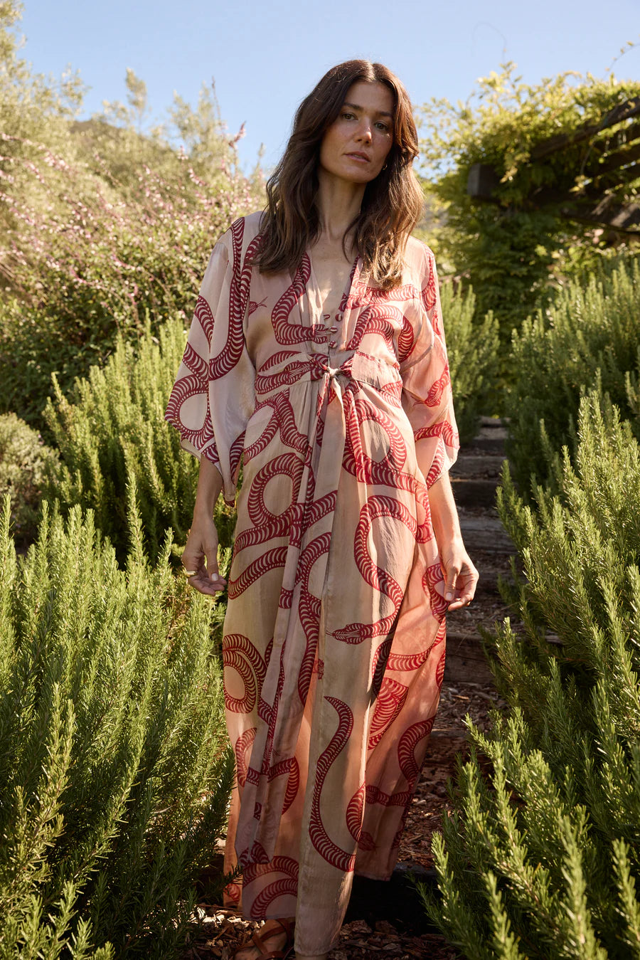 SARAH DRESS | AMENT SNAKE BONE