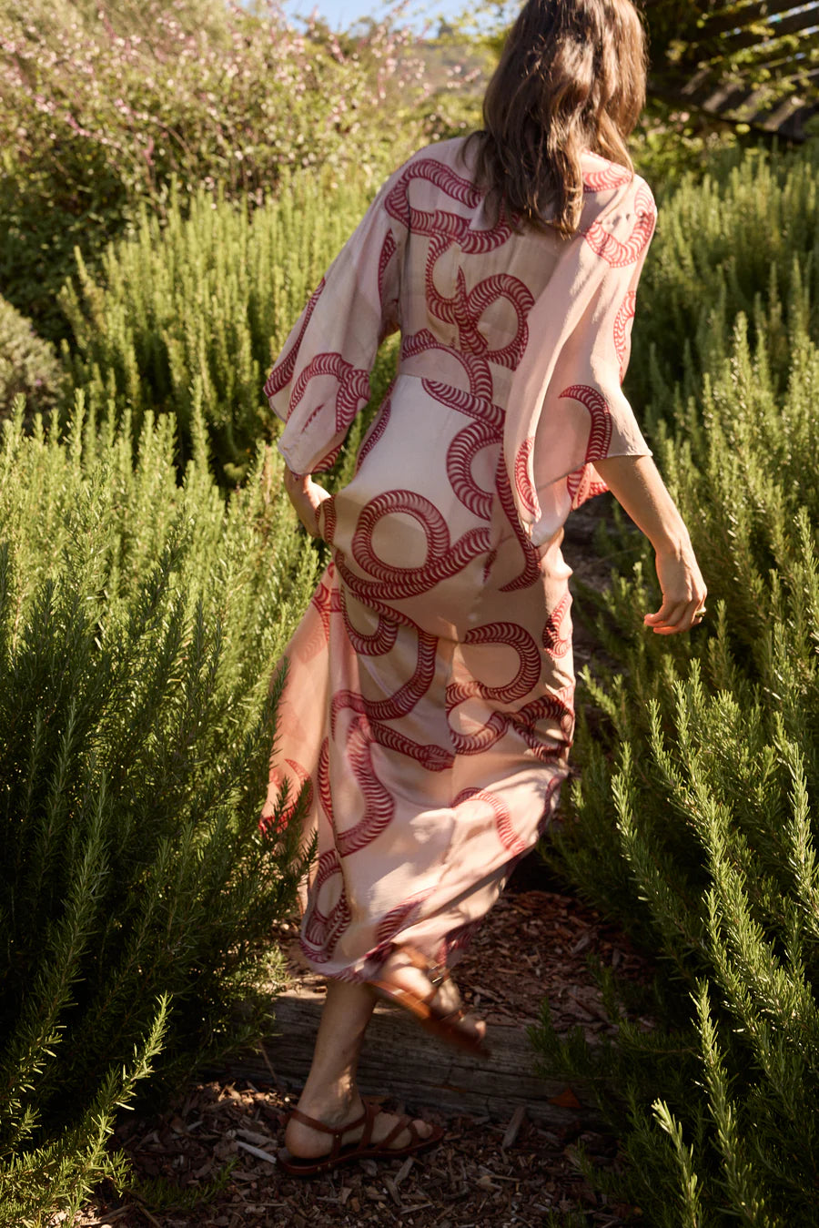 SARAH DRESS | AMENT SNAKE BONE