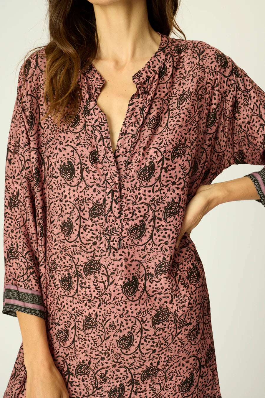 ISOBEL DRESS | WATER LILY MAUVE