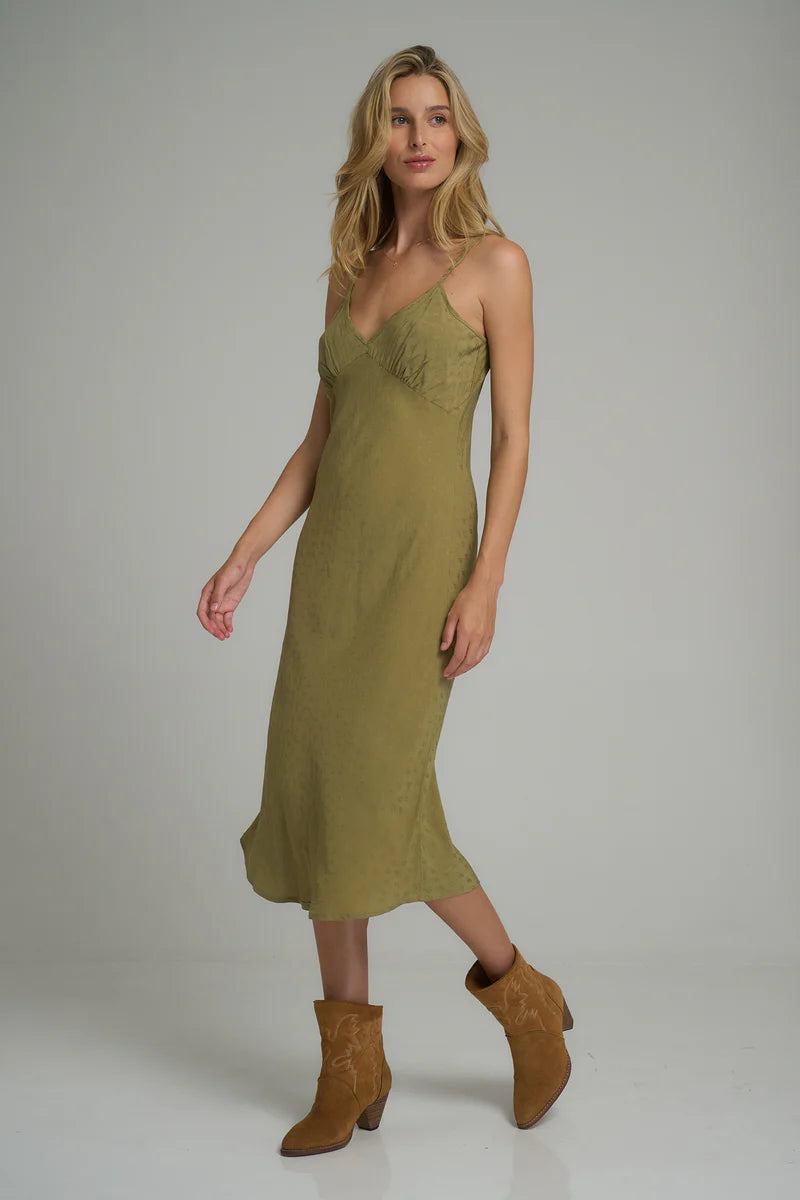 Pentacle Slip Dress Darlington Floral/Pesto