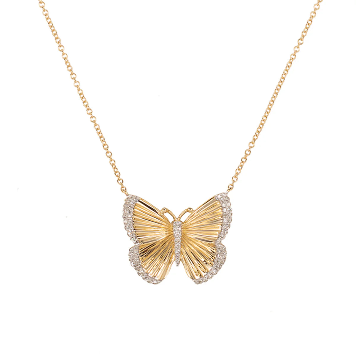 Petite Pleated Top Butterfly