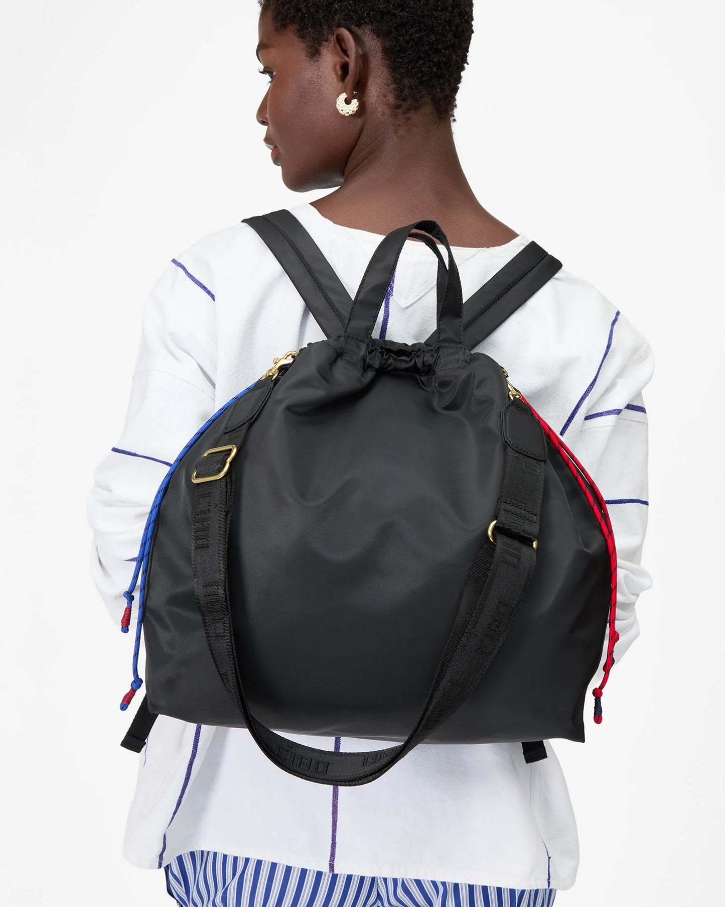 Sac Tout Backpack | Black Nylon Twill